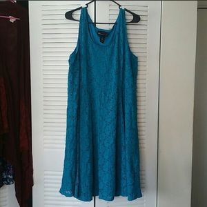 Teal Textured Dress